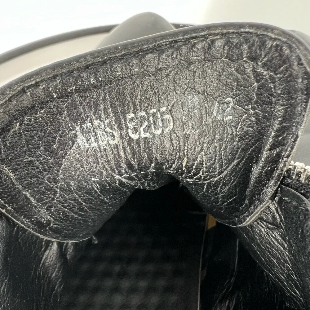 GIUSEPPE ZANOTTI‎ ITALIAN BLACK LEATHER SHOES